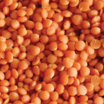 organic red split lentils