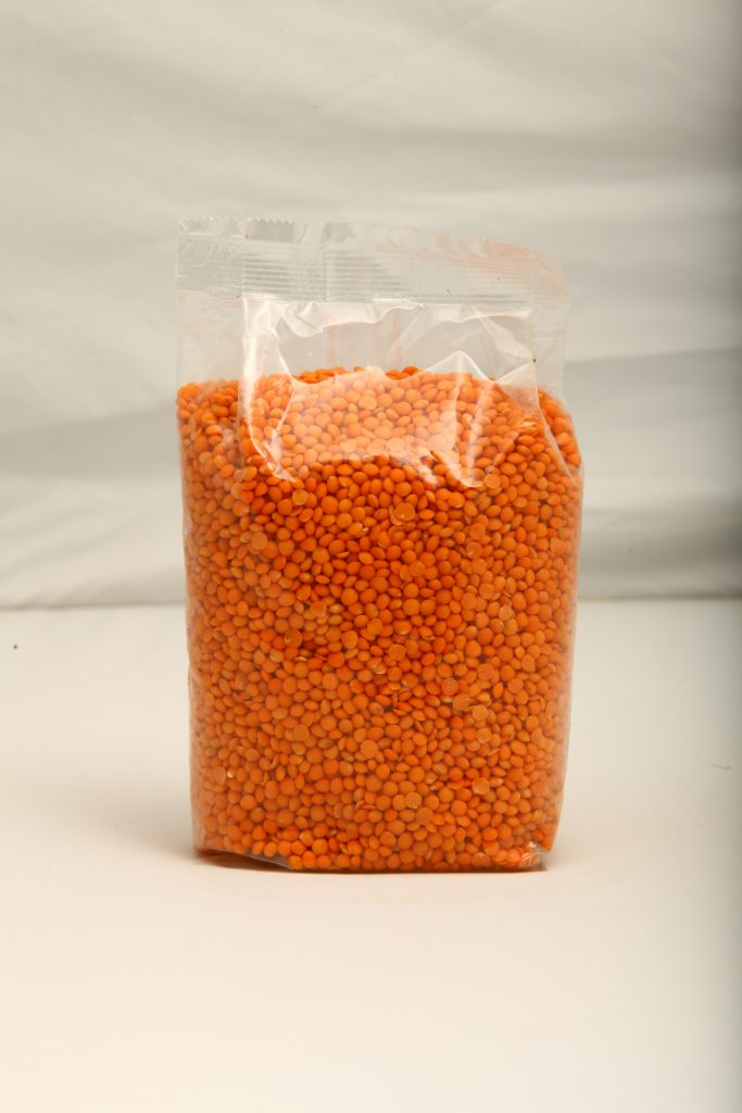 organic red split lentils 1kg pack