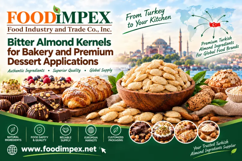 Bitter Almond Kernels for Bakery and Premium Dessert Applications 2 Bitter Almond Kernels